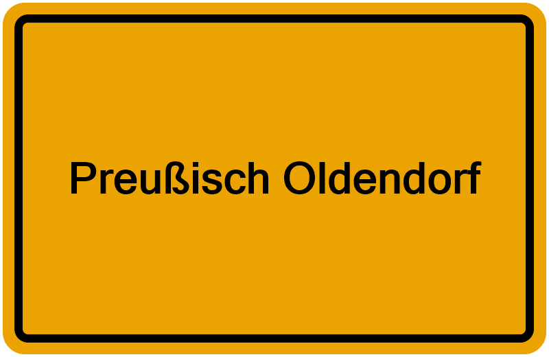 Handelsregisterauszug Preußisch Oldendorf